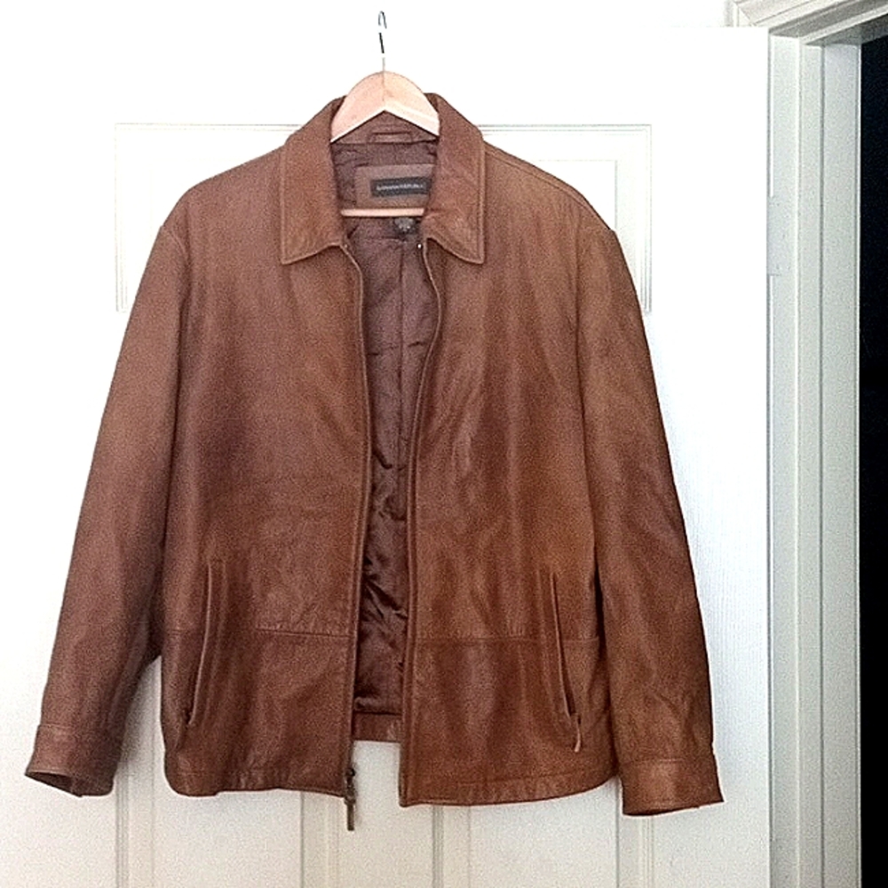 Men's Banana Republic Leather Jacket LG